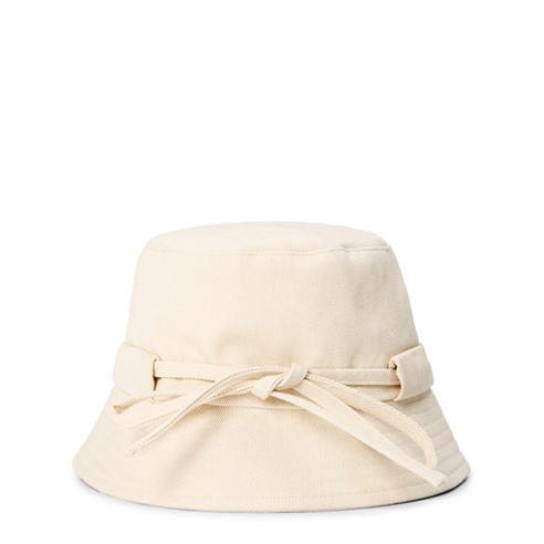 JACQUEMUS - Le Bob Gadjo Brand-Plaque Cotton Bucket Hat