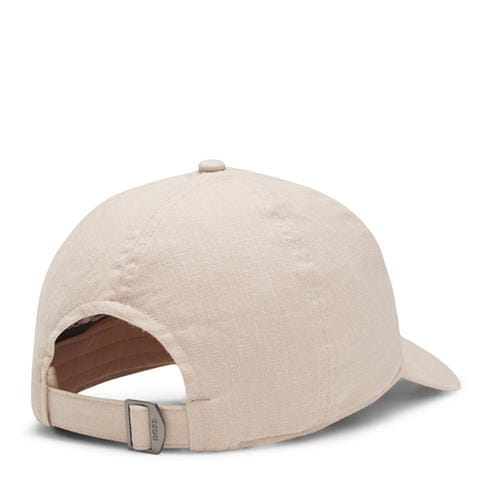 Boss - BOSS Linen Baseball Cap with Iconic Logo Detail