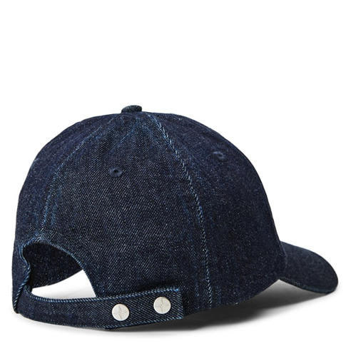 STONE ISLAND - Men's Denim Research Cotton Baseball Cap