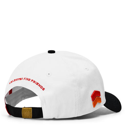 HOMIES MARBELLA - HOMIES RACING CAP VINTAGE WHITE ORANGE