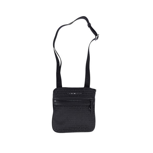 Emporio Armani - Allover Lettering Messenger Bag
