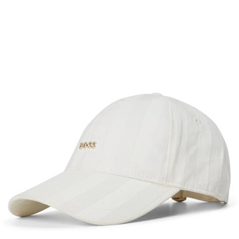 Boss - Womens BOSS Linen Baseball Cap with Logo Detail (Ari)