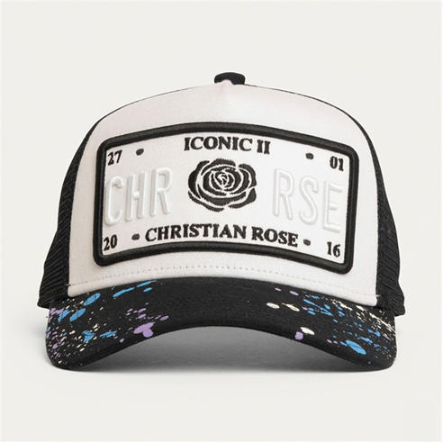 Christian Rose - Iconic II Paint Splat Visor Trucker Cap