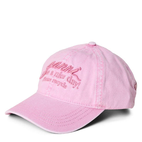 GANNI - Women's Washed Cotton Baseball Cap