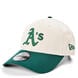 A's Chrome White / Dark Green