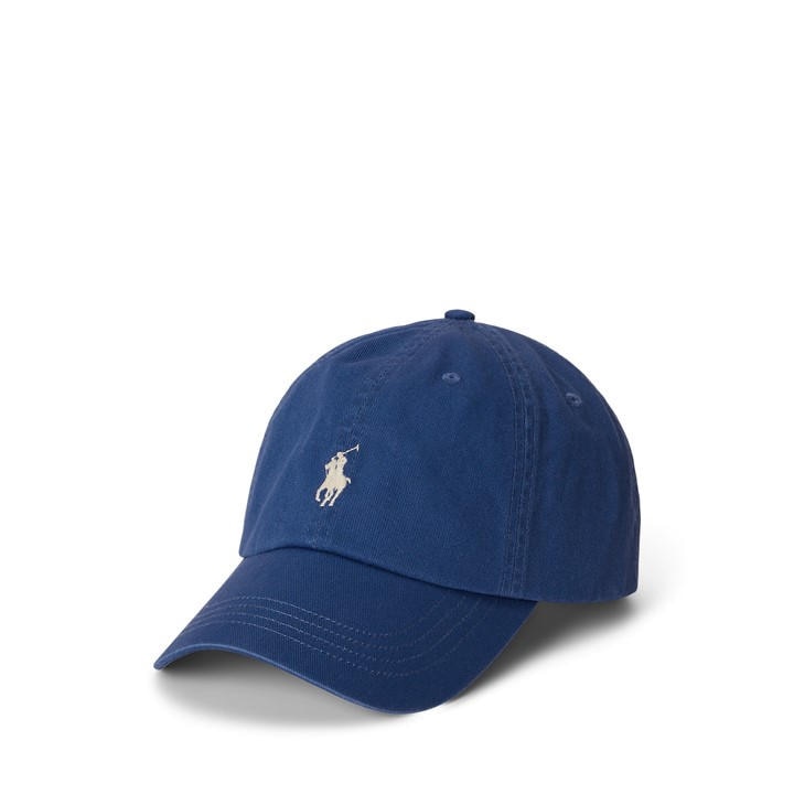 Polo Ralph Lauren  Blue Cotton Chino Adjustable Baseball Cap