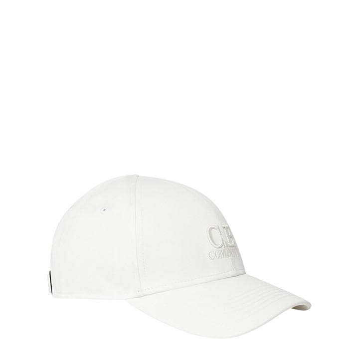 Cp Company Men's White Baseball Cap Mens