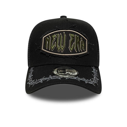 NEW ERA - Distressed Patch Adjustable Trucker Cap