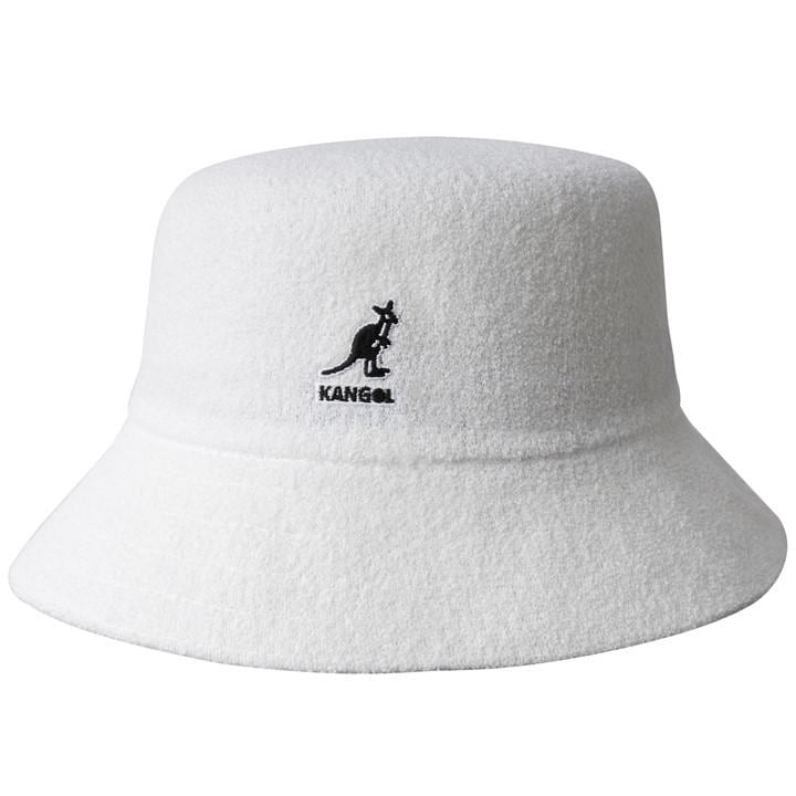 Kangol Bermuda Bucket Hat In White