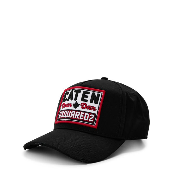 Dsquared2 Men's Black Dsq Caten Cap Sn63