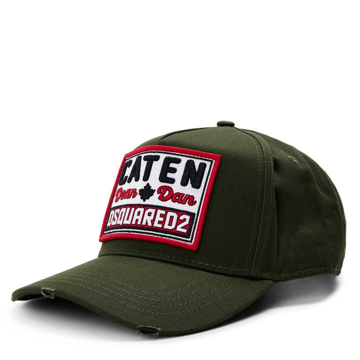 Dsquared2 Men's Green Dsq Caten Cap Sn63