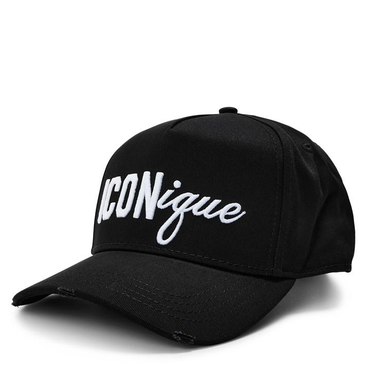 Dsquared2 Men's Black Dsq Iconique Cap Sn63