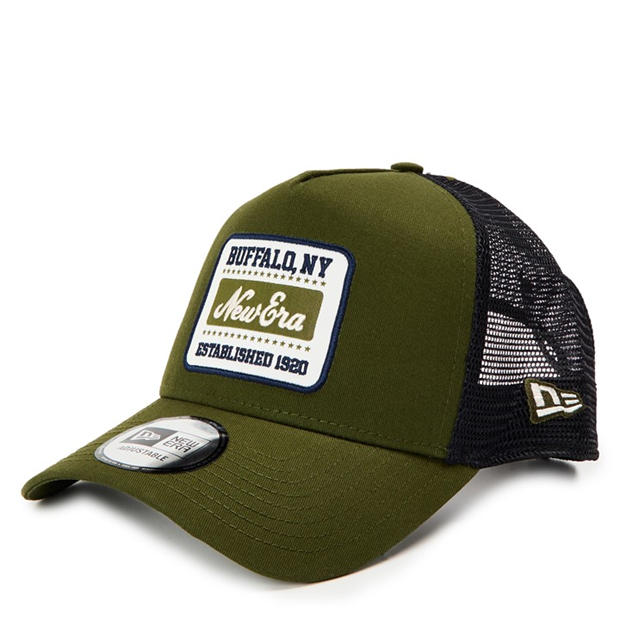 Navy - NEW ERA - Men's Patch Trucker Baseball Cap