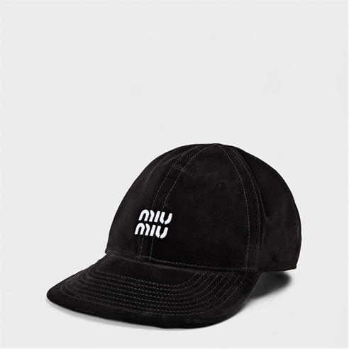 MIU MIU - Womens Velvet Baseball Cap