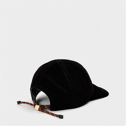 MIU MIU - Womens Velvet Baseball Cap