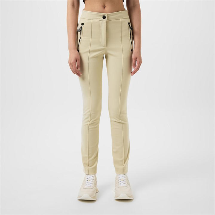 Moncler Grenoble Women's Cream Grenoble Ski Trousers Size 12
