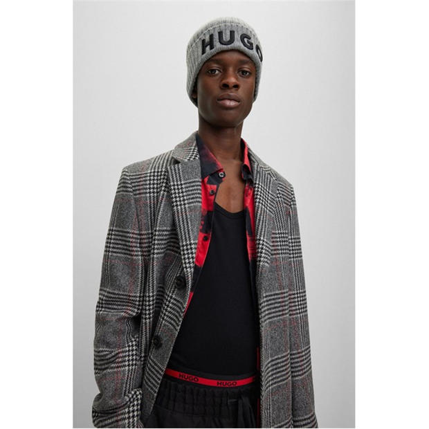 Hugo Embroidered Logo Winter Beanie,Specials : American Fashion Style Bags On Sale