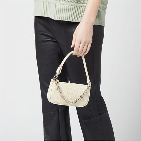 By Far - Mini Rachel Croco Bag
