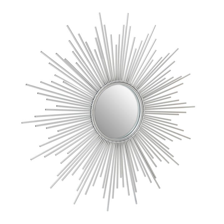 Interiors by Premier Cora Wall Mirror with Silver Finish Frame | £134. ...