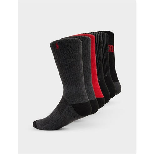 Ralph Lauren - Mens 6-Pack Crew Socks