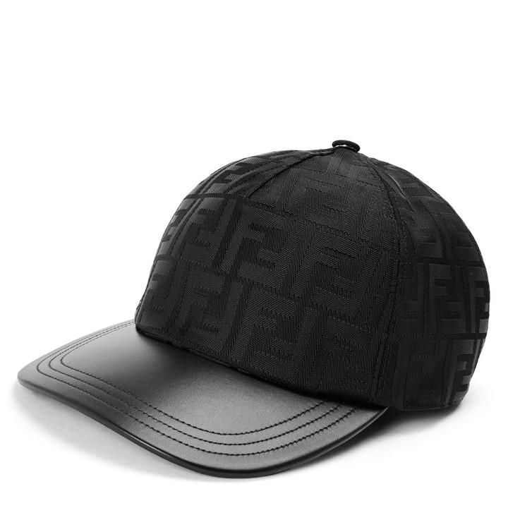 Fendi Men's Black Ff Cap Sn62