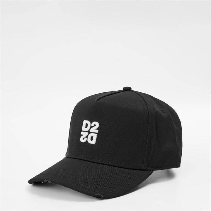 Dsquared2 Men's Black Dsq Baseball Cap