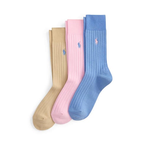 Polo Ralph Lauren - 3 Pack Egyptian Rib Crew Socks