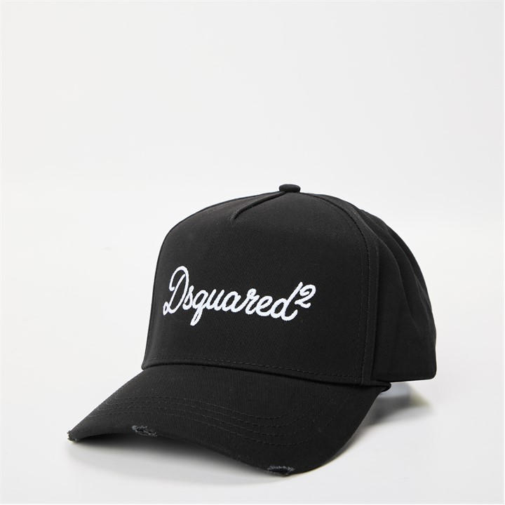 Dsquared2 Men's Black Dsq Signature Cap Sn62