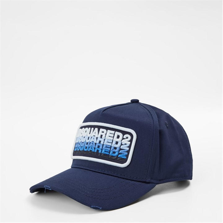 Dsquared2 Men's Blue Dsq Multi Baseball Cap