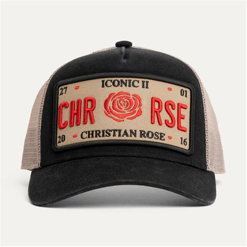 Christian Rose - Washed Iconic II Plate Trucker Cap