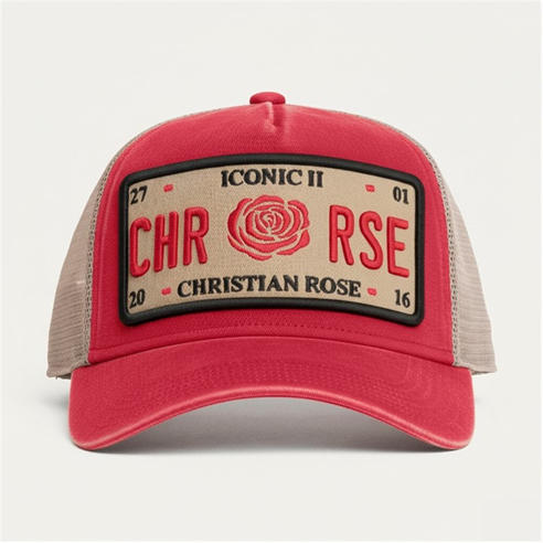 Christian Rose - Washed Iconic II Plate Trucker Cap