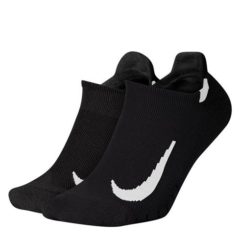 Nike - Multiplier Running No-Show Socks (2 Pairs)