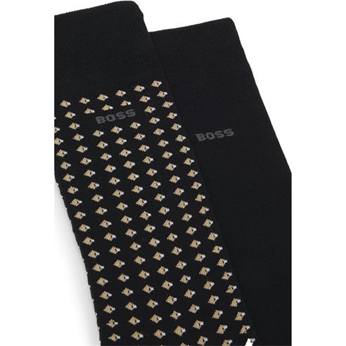Boss - Men's 2 Pack Minipattern Crew Socks
