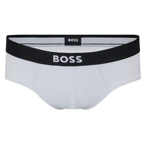 Boss - Three-pack of logo-waistband briefs
