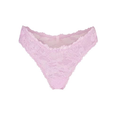 SKIMS - Womens Stretch Lace Dipped Thong