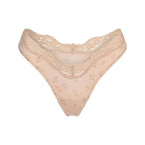 SKIMS - Womens Fits Everybody Lace Dipped Thong