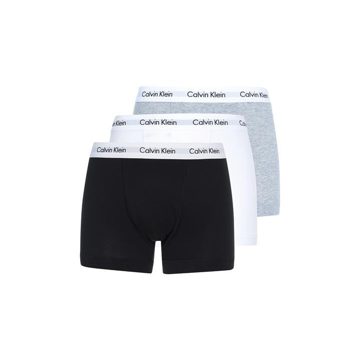 Calvin Klein Men's White 3-Pack Cotton Stretch Boxer Shorts