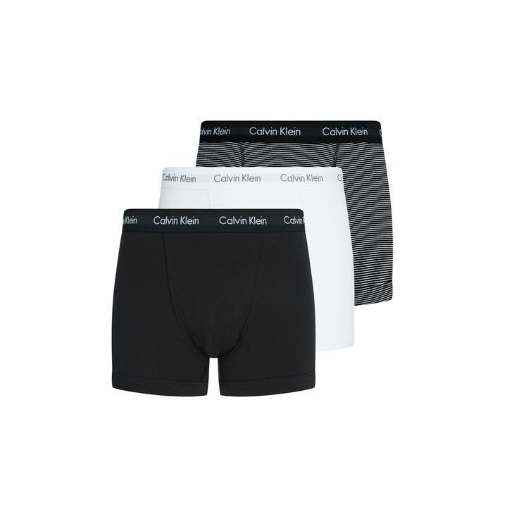 Calvin Klein Men's Black Cotton Stretch Boxer Shorts - Extra Large