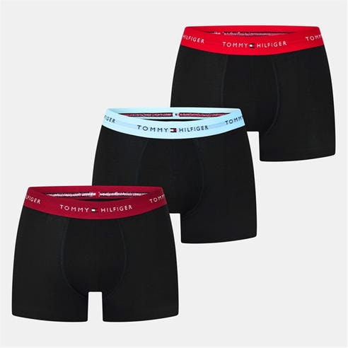 Tommy Hilfiger - 3 Pack Logo Waistband Trunks