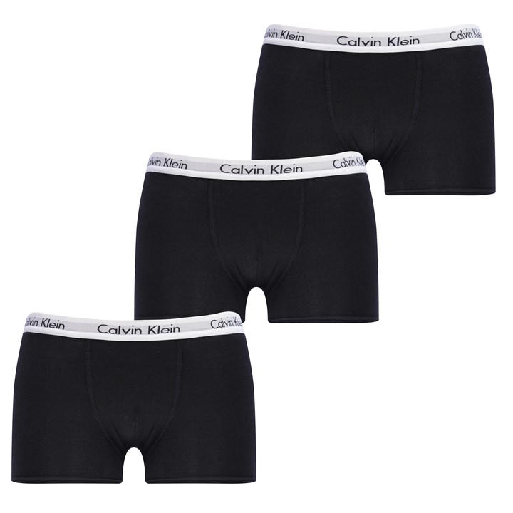 Calvin Klein Boys Black Pack Mc Boxer Shorts Size 7