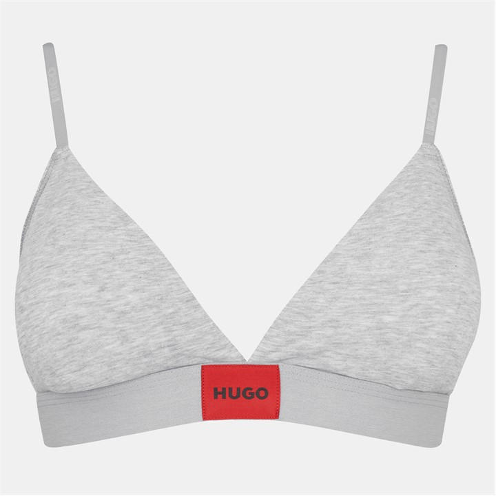 Hugo Women's Grey Boss Triangle Bra Size 12