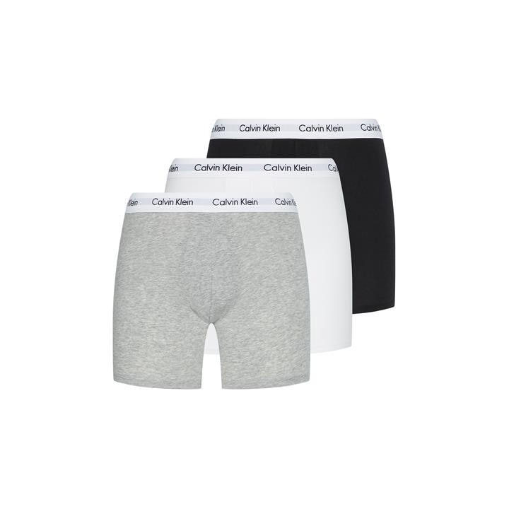 Calvin Klein Men's White Calvinklein 3 Pack Boxer Briefs