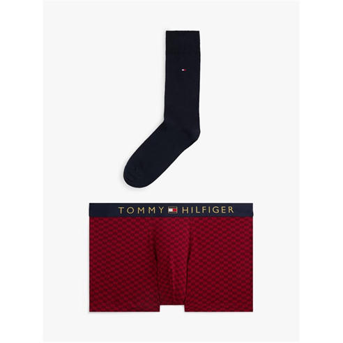 Tommy Hilfiger - Gold Waistband Trunk & Sock Set
