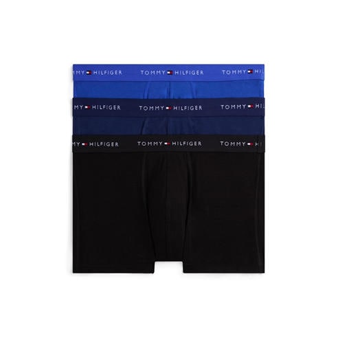 Tommy Hilfiger - Men's 3 Pack Signature Waistband Trunks