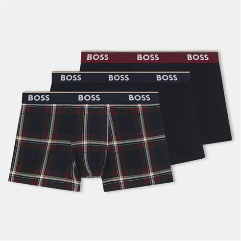 Boss - Mens BOSS Bodywear 3-Pack Boxer Shorts with Logo Detail