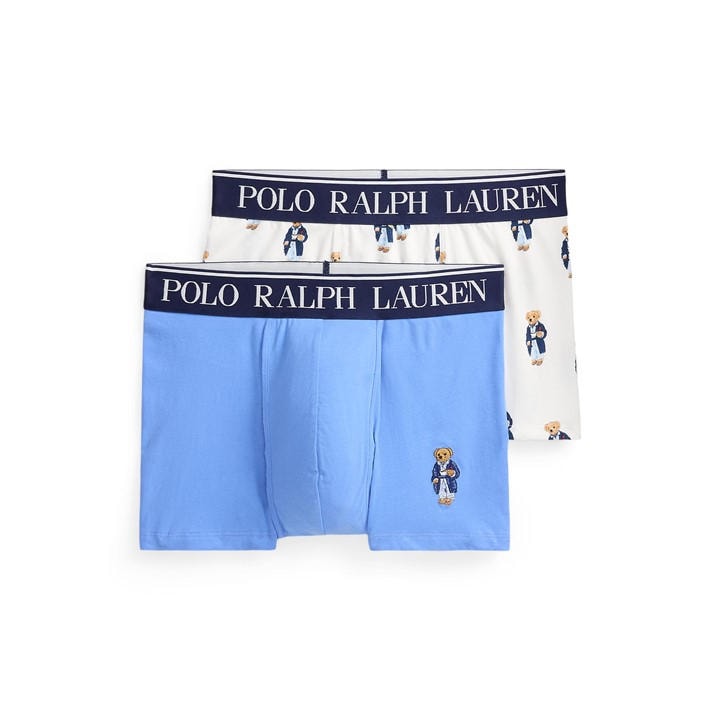 Polo Ralph Lauren Men's 2 Pack Bear Trunks - M