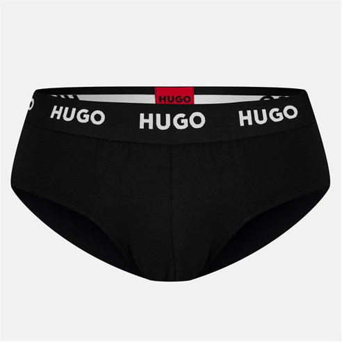 Hugo - Men's 3-Pack Cotton Logo Briefs