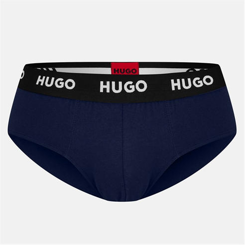 Hugo - Men's 3-Pack Cotton Logo Briefs