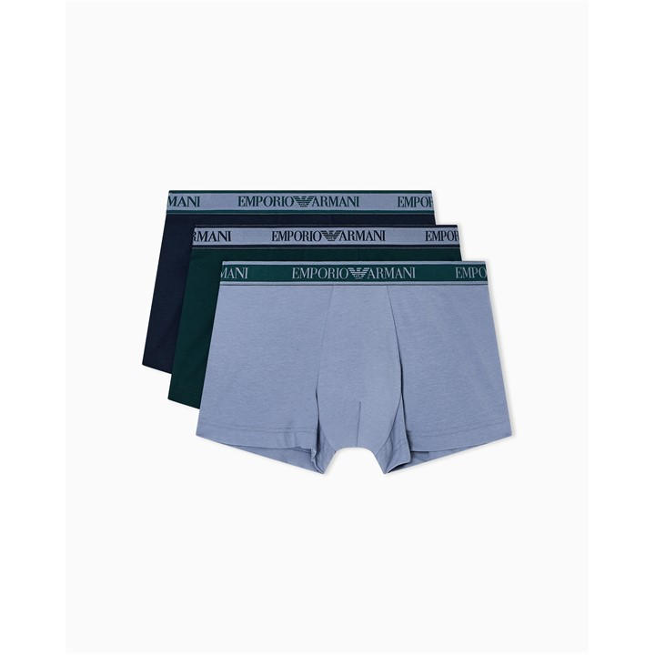 Emporio Armani Men's Multi Core 3 Pack Boxer Shorts Medium