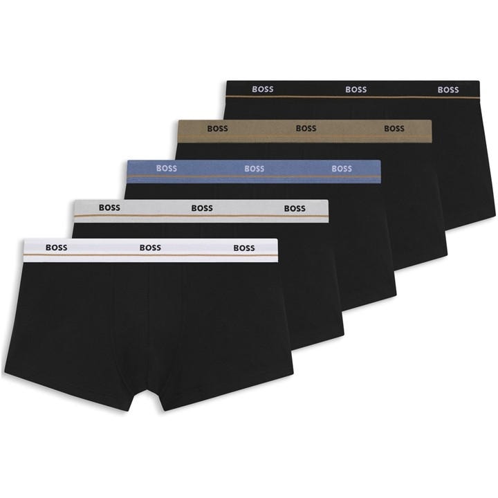 Boss Men's Black Trunk 5P Essential 10267407 01